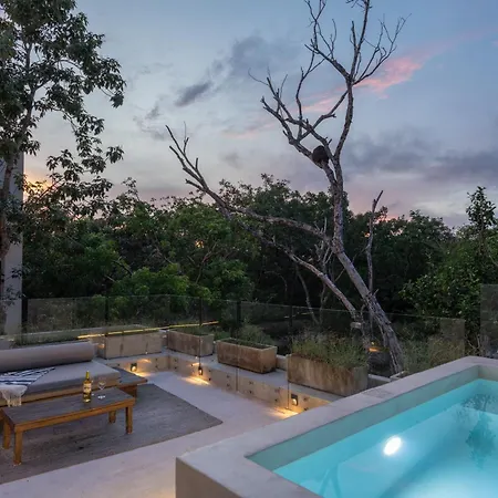 Boho Vibes, Private Pool, Near Aldea Zama Cafes Apartment